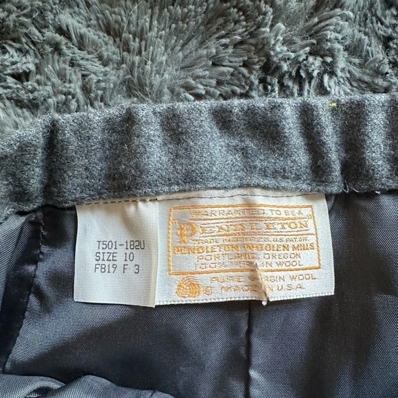 Pendleton Vintage Wool Skirt Size 10 - Picture 6 of 6